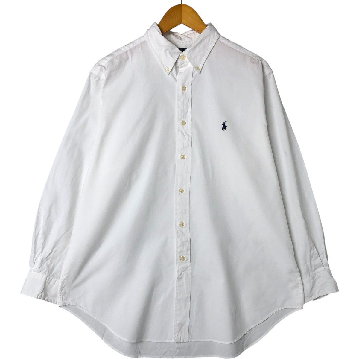 古着 ラルフローレン Ralph Lauren CLASSIC FIT 長袖 ボタンダウンシャツ メンズL相当/eaa548381