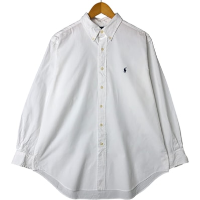 古着 ラルフローレン Ralph Lauren CLASSIC FIT 長袖 ボタンダウンシャツ メンズL相当/eaa548381