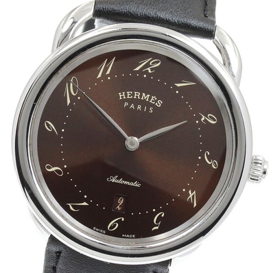 エルメス アルソー デイト AR7.710 自動巻き メンズ 【中古】