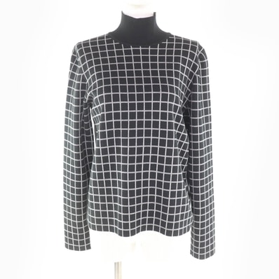 美品 エルメス ニット ブラック レディース 40