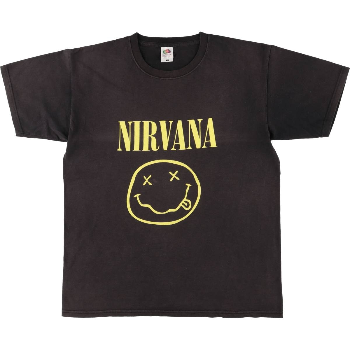 古着 フルーツオブザルーム FRUIT OF THE LOOM NIRVANA ニルヴァーナ バンドTシャツ バンT メンズL相当/eaa559853