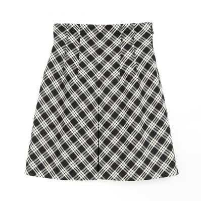 ディオール Dior スカート 衣料品 ボトムス ウール レディース ブラック系 / ホワイト系 【中古】