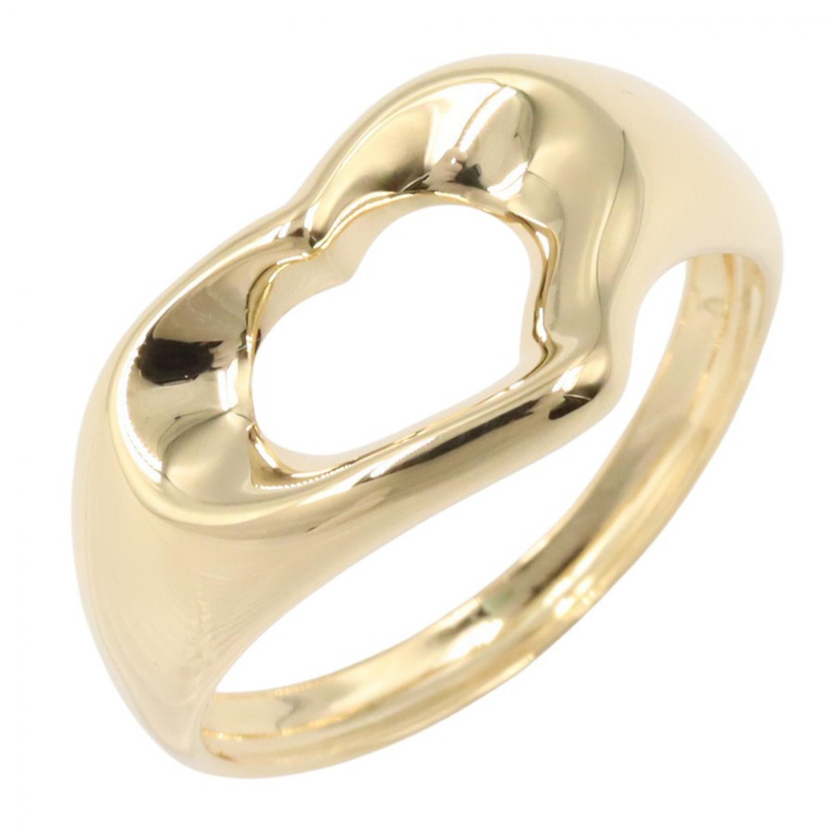 ティファニー TIFFANY&CO オープンハート リング リング・指輪 ジュエリー K18(イエローゴールド) レディース ゴールド系 【中古】