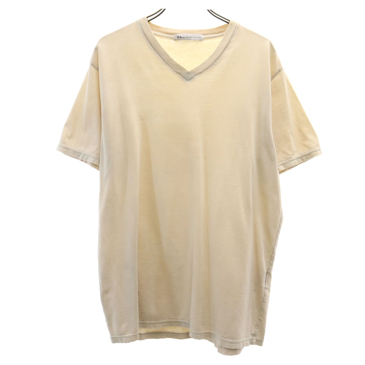 Ron Herman ロンハーマン 日本製 半袖 Vネック Tシャツ M ベージュ