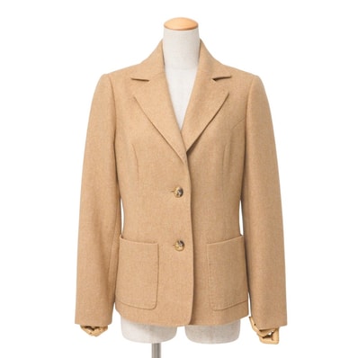 ■美品■BURBERRY バーバリー テーラードジャケット サイズ40 ブレザー シングル ジャケット 2B ウール混 ブランド古着【中古】20251011/RA6315