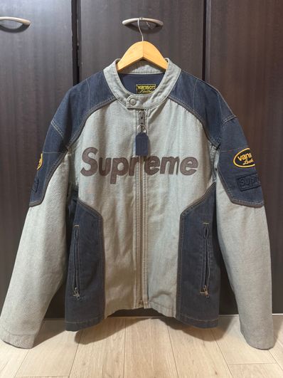 Supreme x Vanson Leathers Cordura Cotton Jacket "Denim"