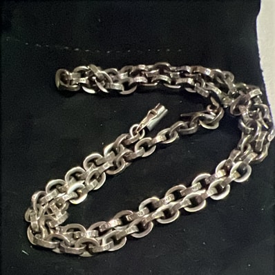Chrome Hearts Paper Chain Necklace "Silver"