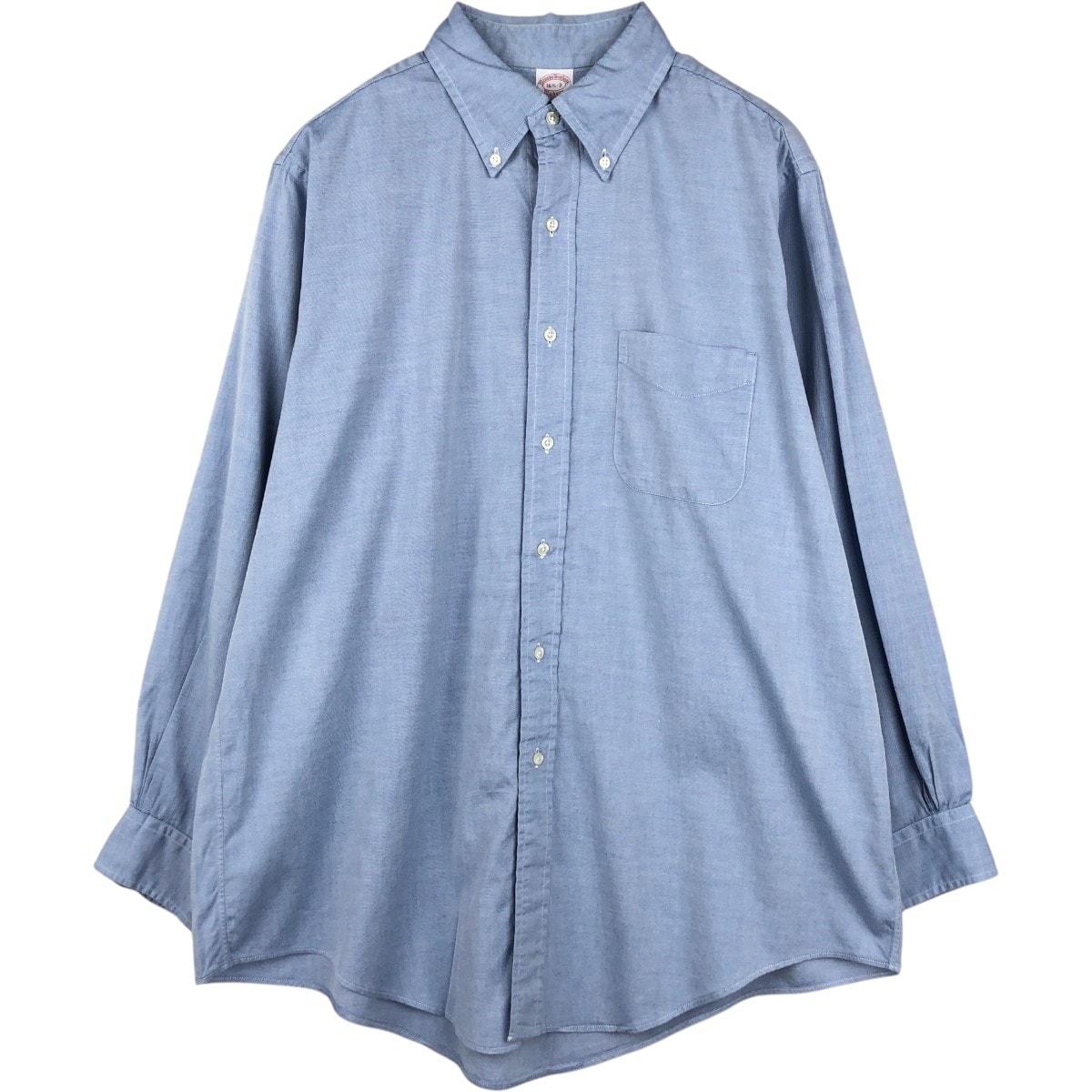 古着 ~90年代 ブルックスブラザーズ Brooks Brothers MAKERS 長袖 ボタンダウンシャツ USA製 メンズL相当 ヴィンテージ/eaa669131