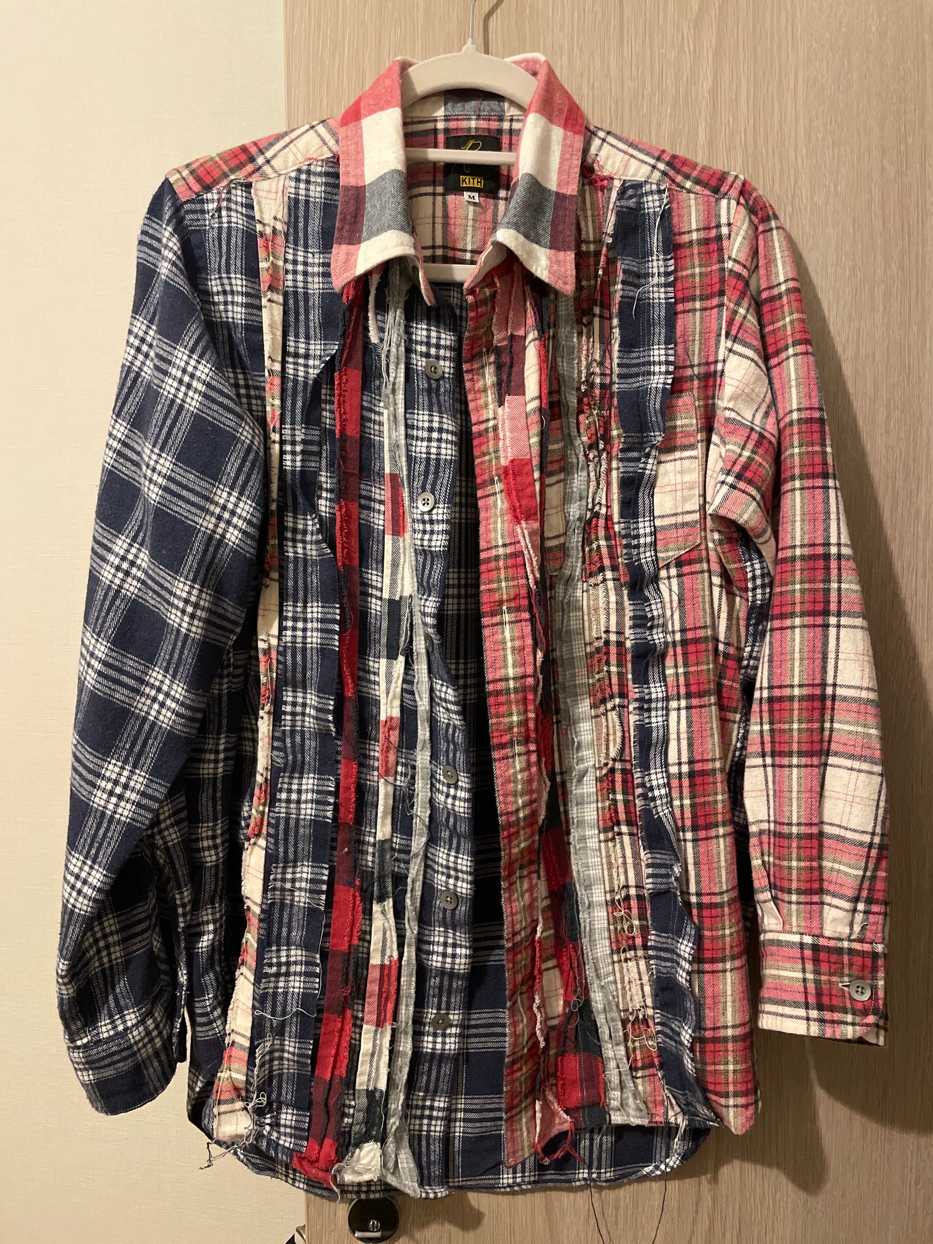 Kith x Needles Ribbon Cuts Flannel Shirt