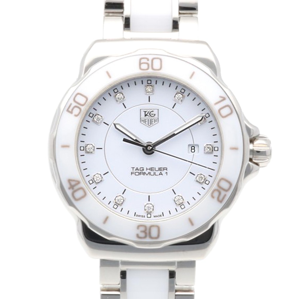タグホイヤー フォーミュラ1 腕時計 時計 ステンレススチール WAH1315 クオーツ 磨き直し済 レディース 1年保証 TAG HEUER  中古