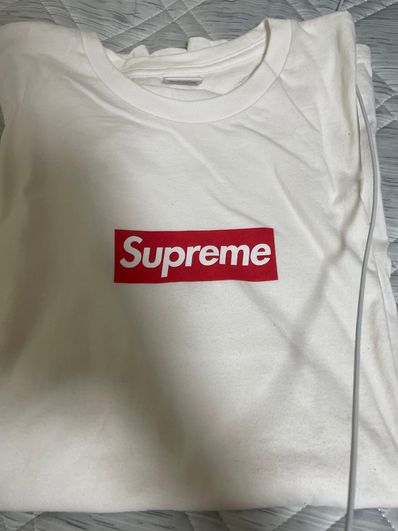 Supreme Box Logo L/S Tee "White"
