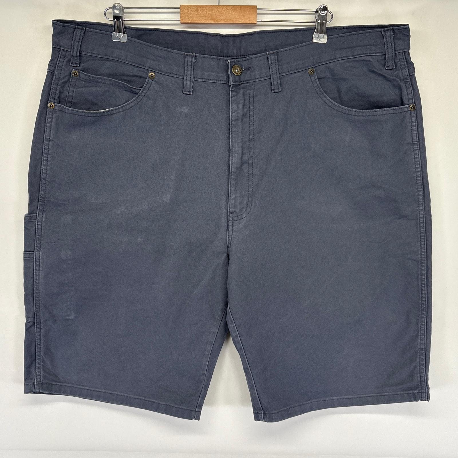 古着 ディッキーズ Dickies ショートパンツ ダック ペインター ハーフ 短パン ワンポイントロゴ w44  グレー メンズ