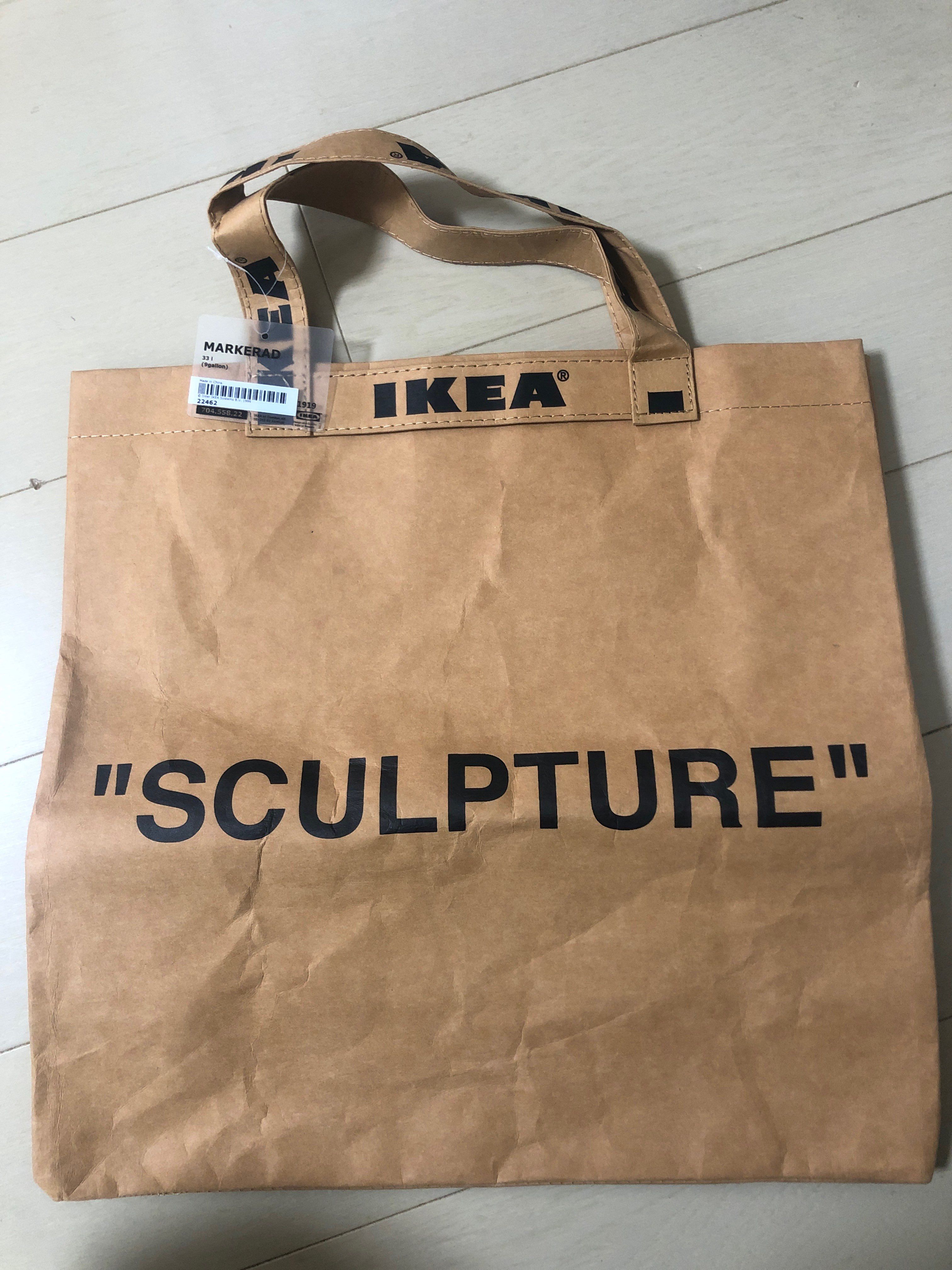 OFF-WHITE / IKEA MARKERAD Medium Bag "Brown"