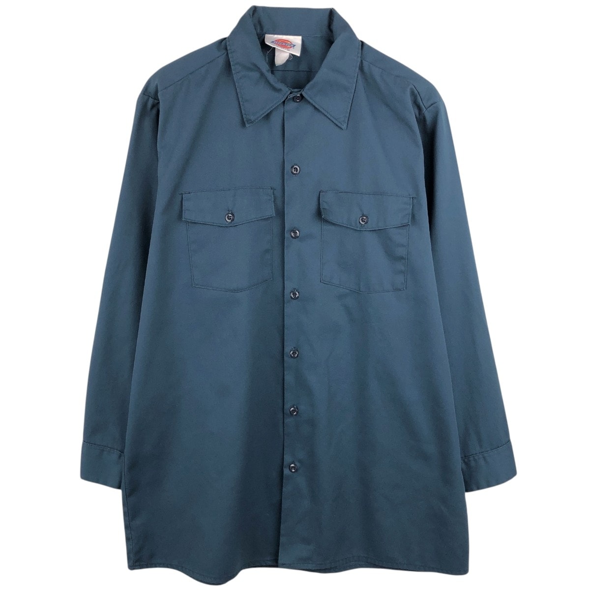古着 90年代 ディッキーズ Dickies 長袖 ワークシャツ ボックスシャツ メンズXL相当 ヴィンテージ/eaa662786