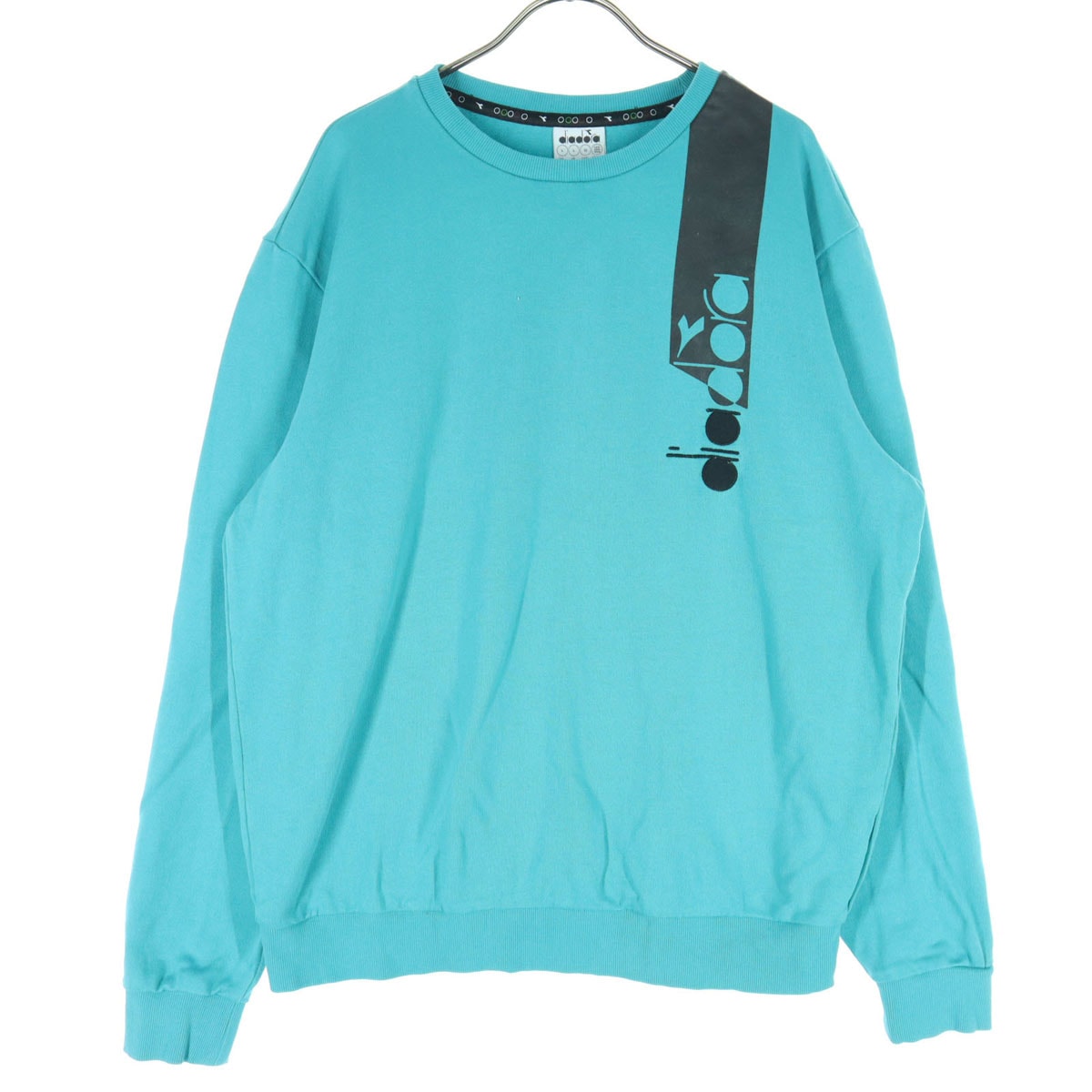 Diadora ディアドラ 長袖 スウェット L ブルー