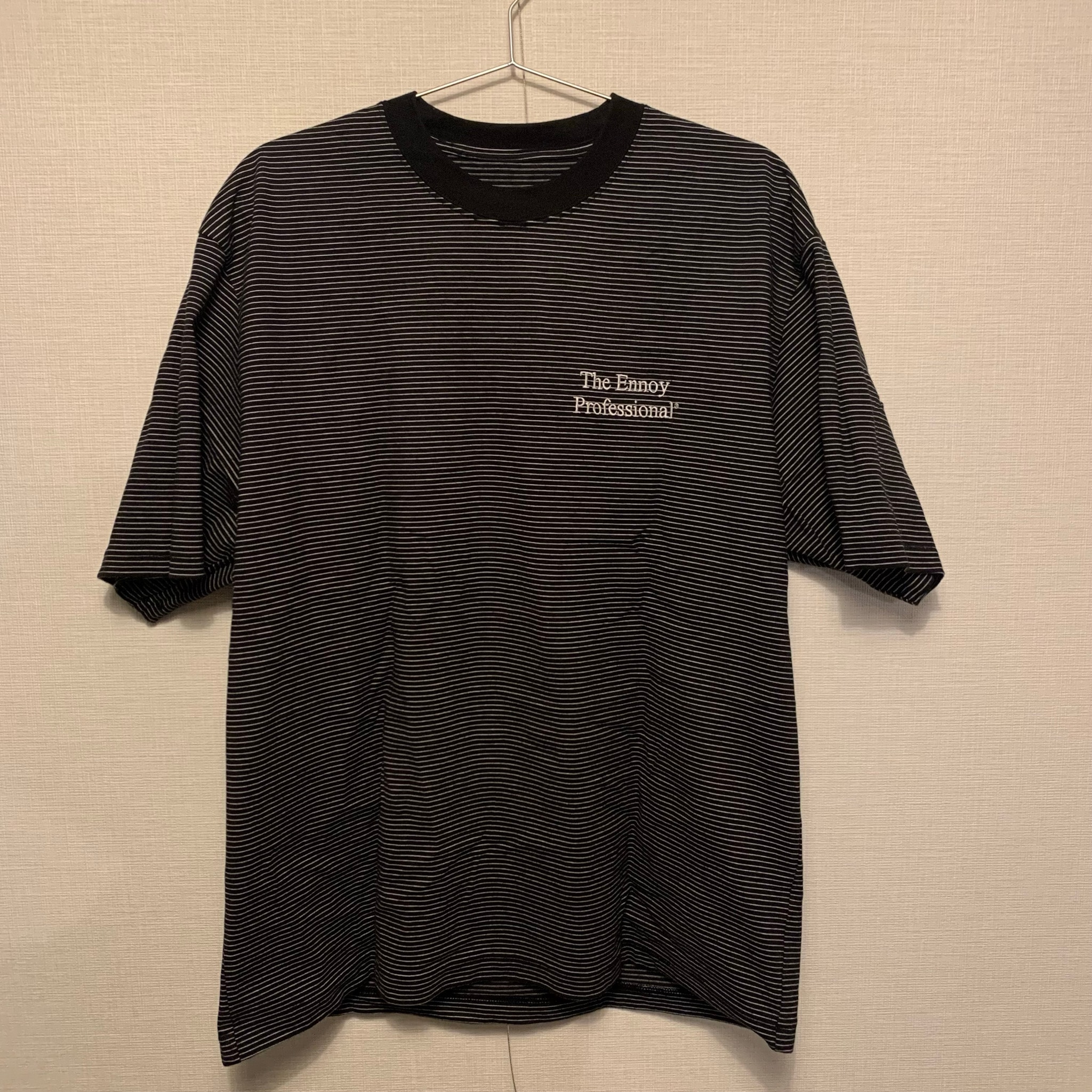 B (目立った傷や汚れなし)】エンノイ 23SS エスエス ボーダー Tシャツ