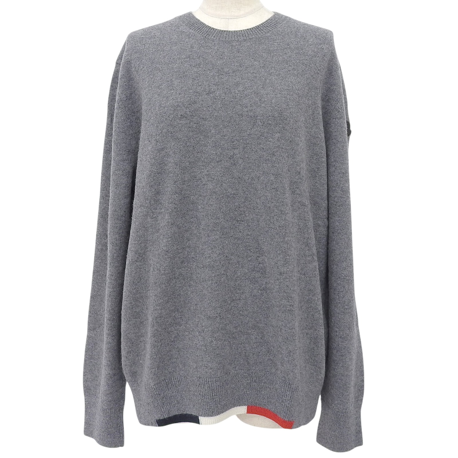 美品 モンクレール ニット グレー レディース L