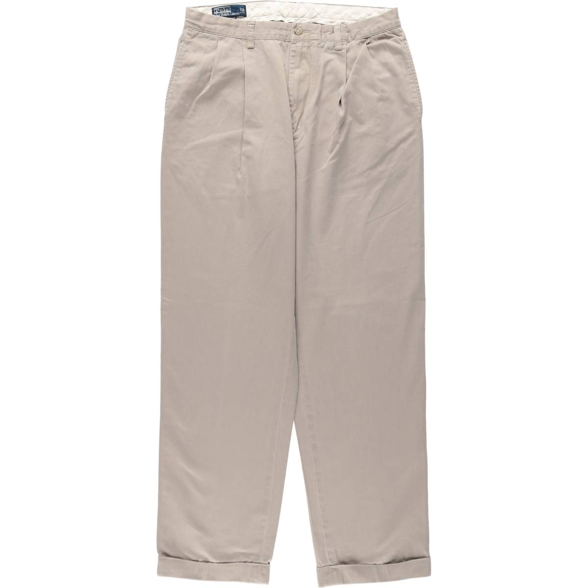 古着 ラルフローレン Ralph Lauren Polo Ralph Lauren HAMMOND PANT ツータック チノパンツ メンズw34相当/eaa663486
