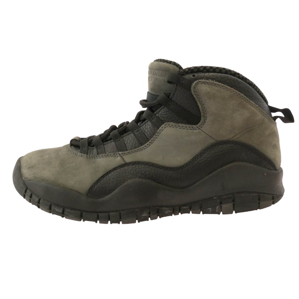 NIKE AIR JORDAN ナイキ ジョーダン スニーカー 310805-002 Air Jordan 10 Dark Shadow エアジョーダン 10 ダークシャドウ スニーカー カーキ系 ブラック系 28cm【中古】
