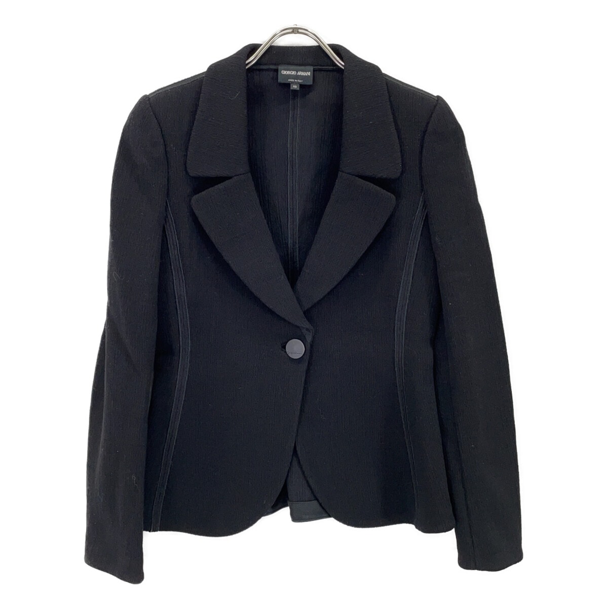 ジョルジオアルマーニ ブラック KAG06JKAENJ ウール混 ジャケット 40
