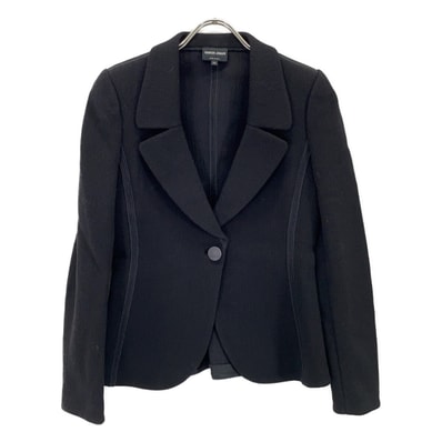 ジョルジオアルマーニ ブラック KAG06JKAENJ ウール混 ジャケット 40