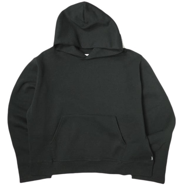 新品 MM6 エムエムシックス 24SS BRUSHED SWEAT HOODIE ユニセックス 裏起毛 スウェットプルオーバーパーカー SH0GU0003 S25624 S BLACK Maison Margiela メゾンマルジェラ 定価70,400円