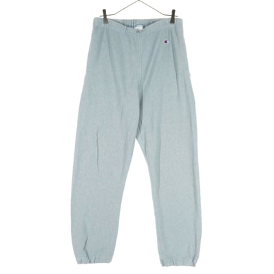 Champion チャンピオン コットン ワンポイントロゴ スウェットパンツ M グレー系