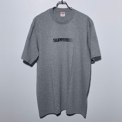 Supreme Motion Logo Tee "Heather Grey" (23SS)