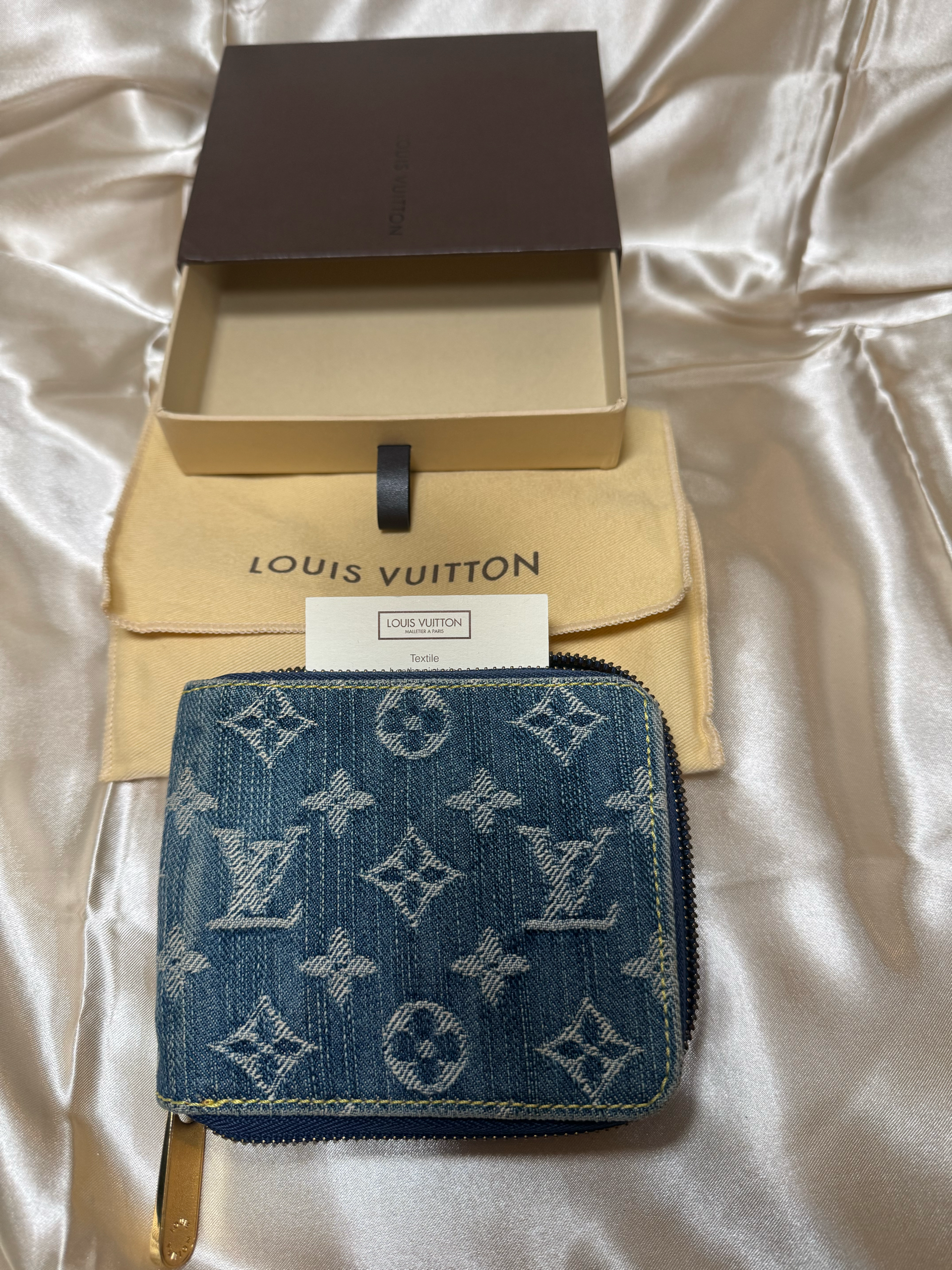 Louis Vuitton Monogram Denim Mini Zippy