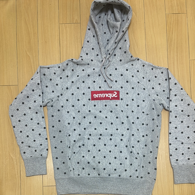 Supreme COMME des GARCONS SHIRT Box Logo Hoodie "Grey"