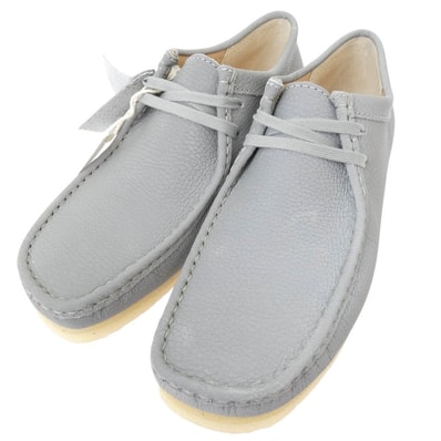 Supreme シュプリーム その他靴 25SS Clarks クラークス Reflective Wallabee Silver ワラビー シューズ グレー系 25.5【極上美品】【中古】