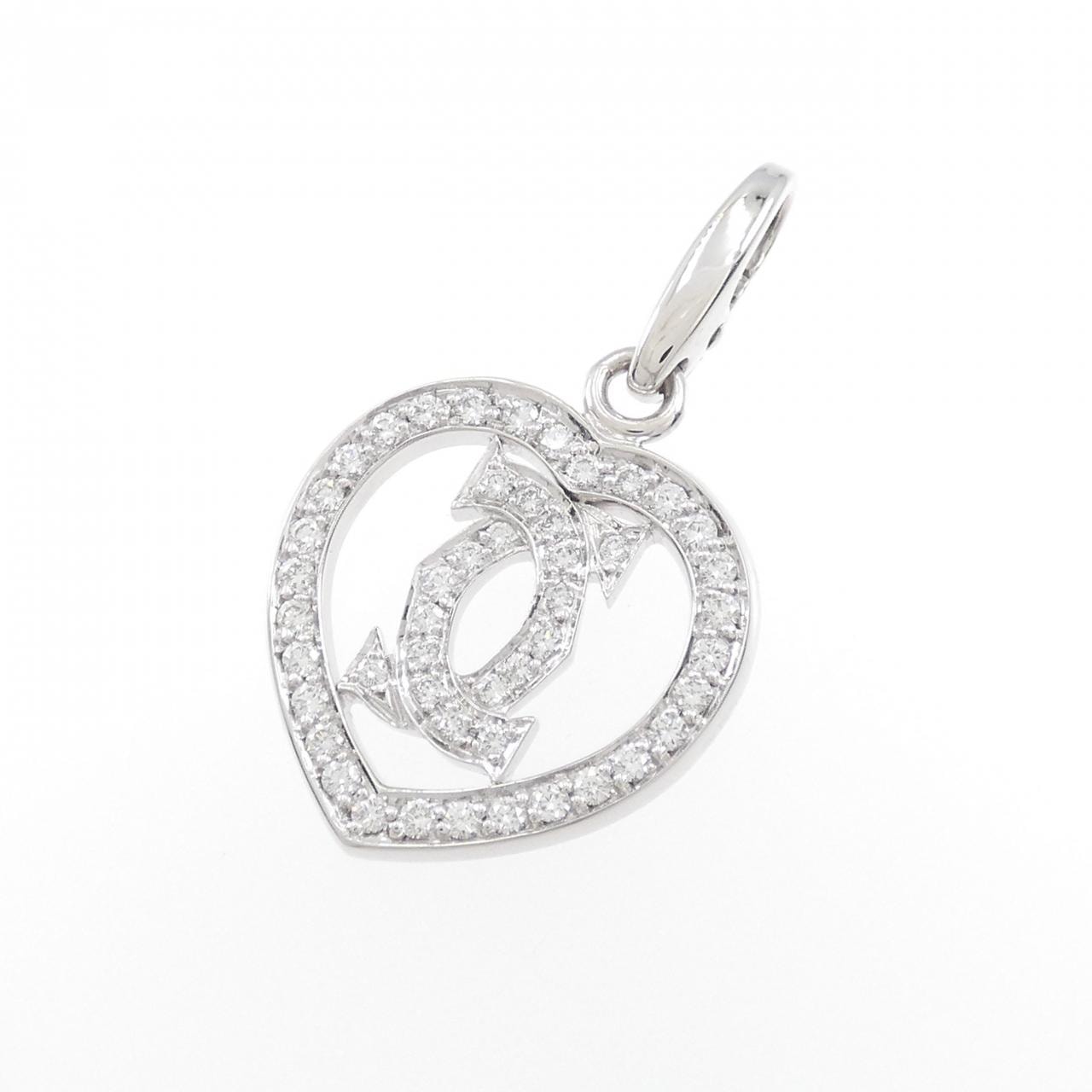 カルティエ 2Cハート ペンダント