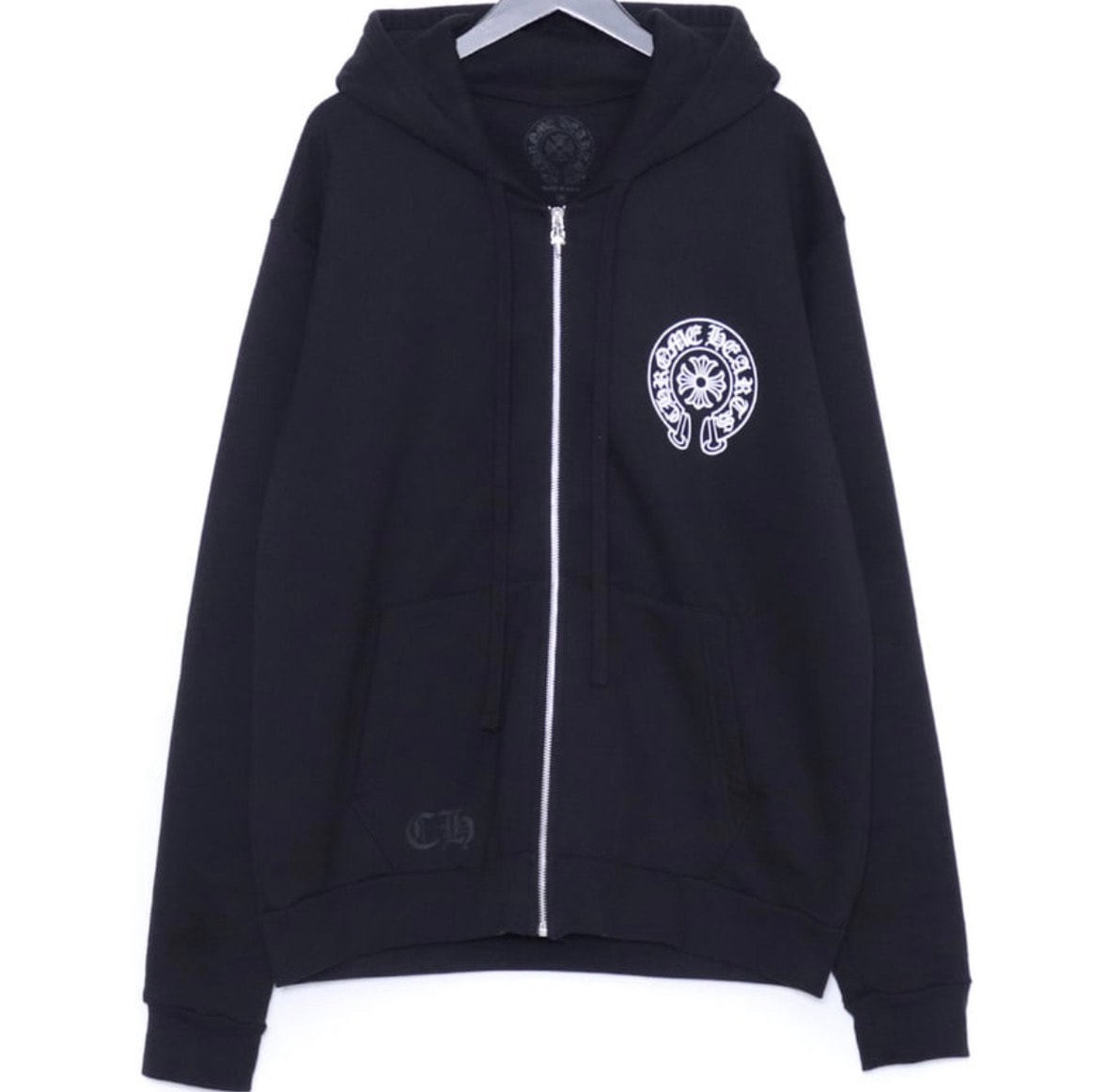 Chrome Hearts Horseshoe Zip Hoodie Tokyo Exclusive "Black"
