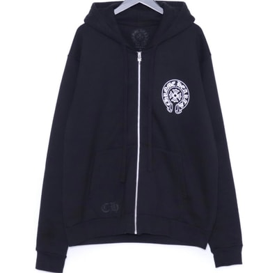 Chrome Hearts Horseshoe Zip Hoodie Tokyo Exclusive "Black"