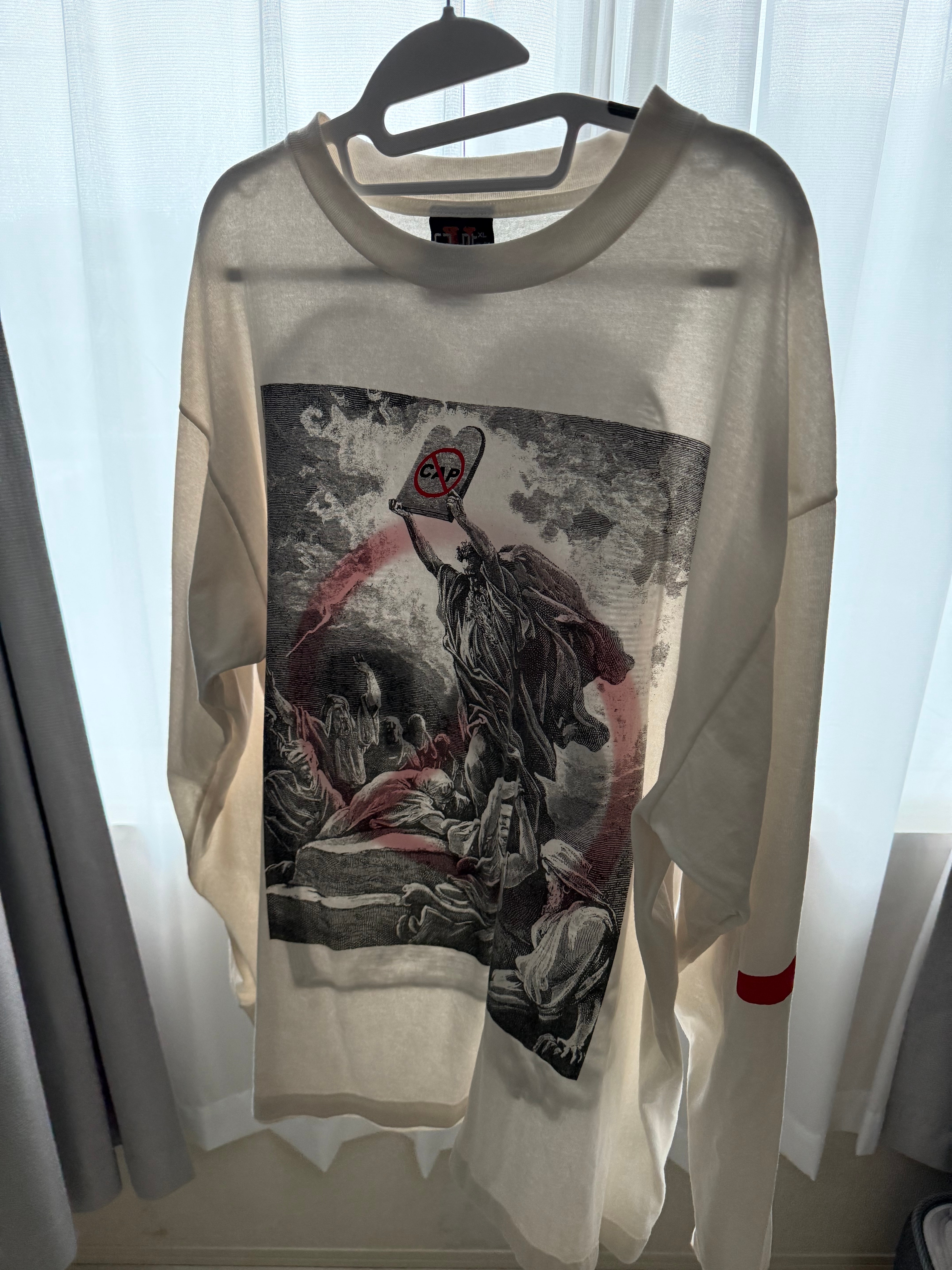 SAINT Mxxxxxx 22SS VLONE LS TEE "White"