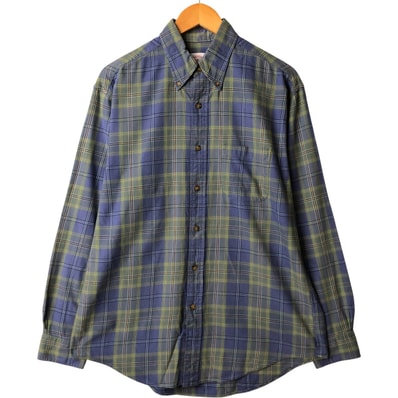 古着 ブルックスブラザーズ Brooks Brothers Est.1818 長袖 ボタンダウンチェックシャツ メンズM相当/eaa594263