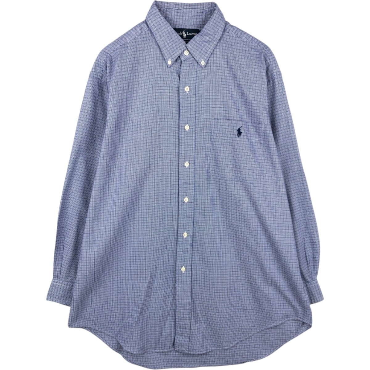 古着 ラルフローレン Ralph Lauren YARMOUTH 長袖 ボタンダウンチェックシャツ メンズL相当/eaa677990