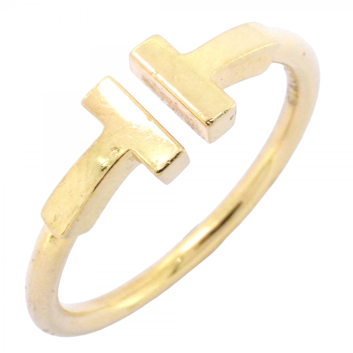 【6jdb0018】ティファニー リング Tワイヤー K18YG イエローゴールド 13号【中古】メンズ レディース ユニセックス