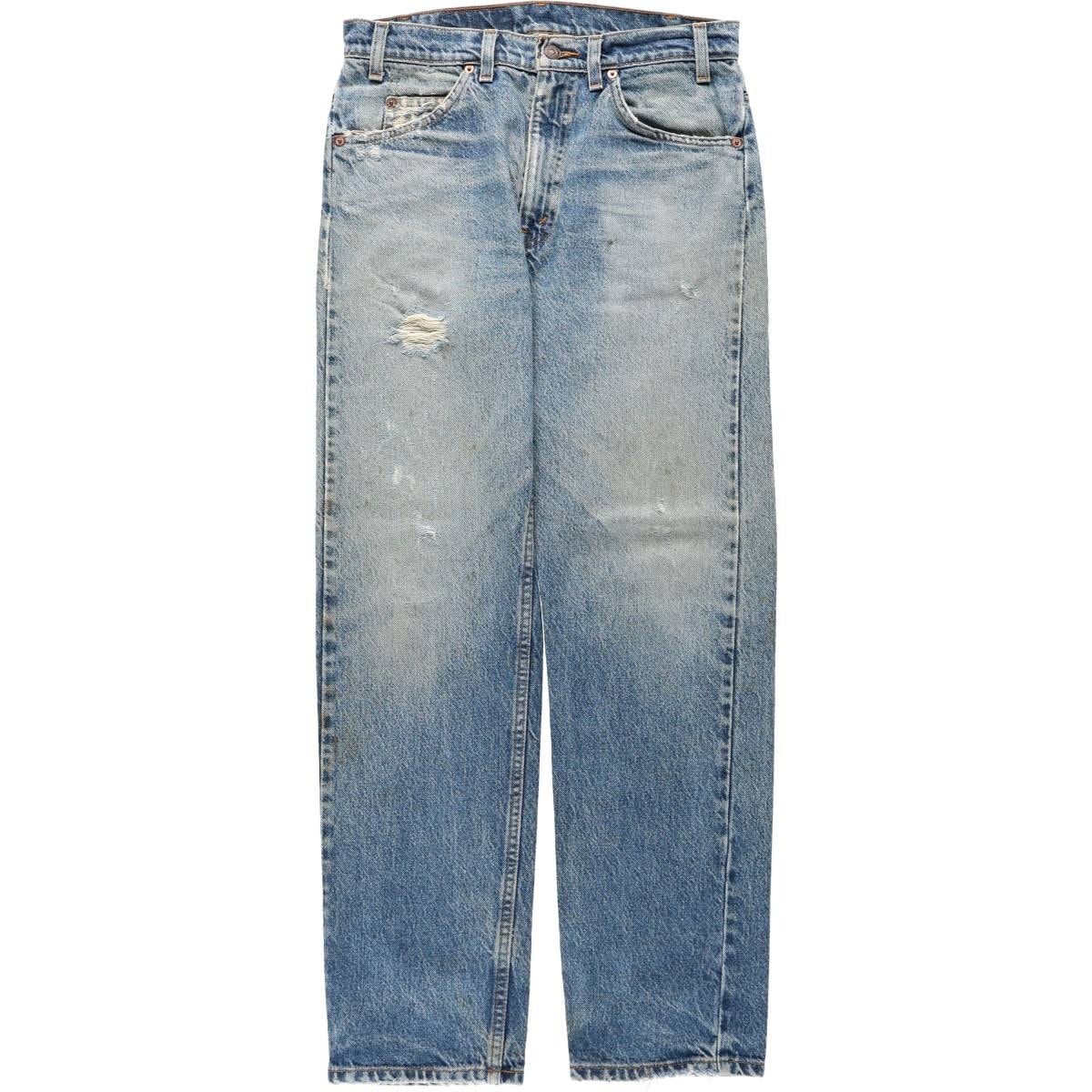 古着 90年代 リーバイス Levi's 505 REGULAR FIT STRAIGHT LEG オレンジタブ テーパードデニムパンツ メンズw32相当 ヴィンテージ/eaa673851