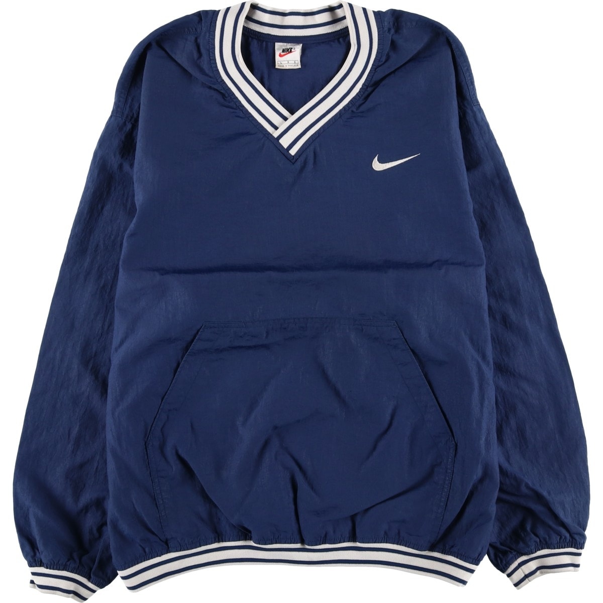 古着 90年代 ナイキ NIKE Vネック ナイロンプルオーバー メンズL相当 ヴィンテージ/eaa606853