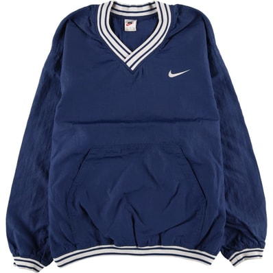 古着 90年代 ナイキ NIKE Vネック ナイロンプルオーバー メンズL相当 ヴィンテージ/eaa606853