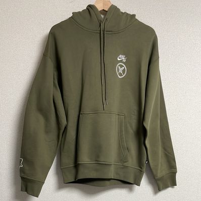 Nike SB x Yuto Horigome Skateboard Fleece Pullover Parka "Olive"