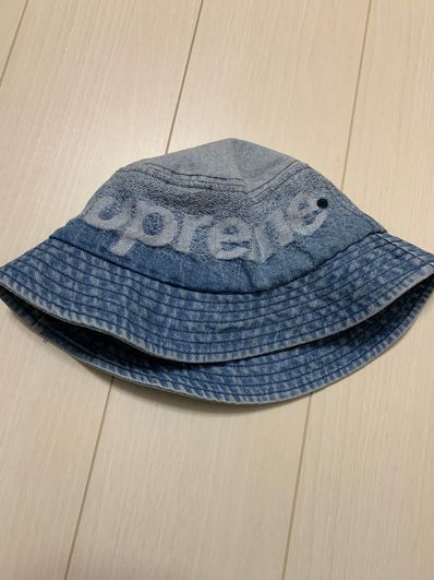 Supreme Fade Jacquard Denim Crusher "Blue"