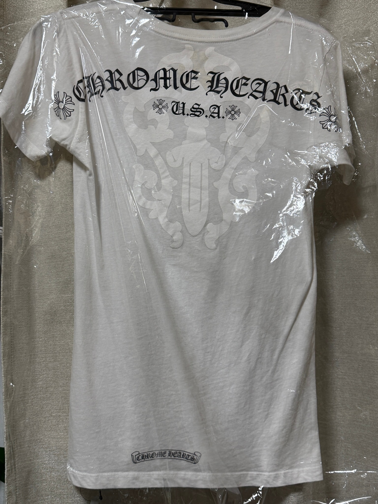 CHROME HEARTS アーチロゴ・ダガー プリント 