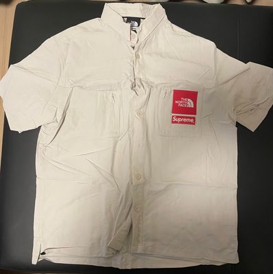 Supreme x The North Face Trekking S/S Shirt "Moonlight Ivory"