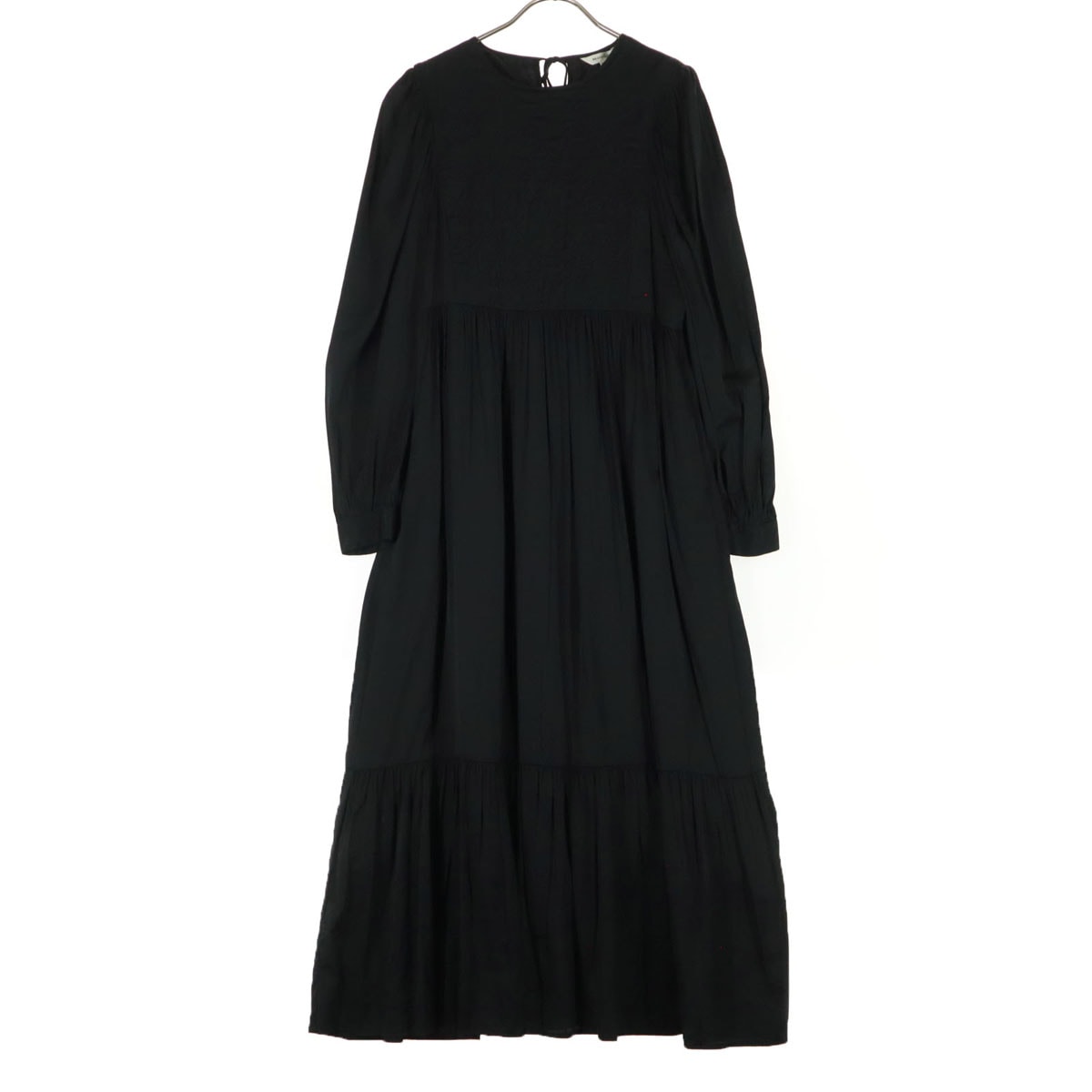 美品 MOUSSY マウジー 長袖 ロングワンピース 2 ブラック