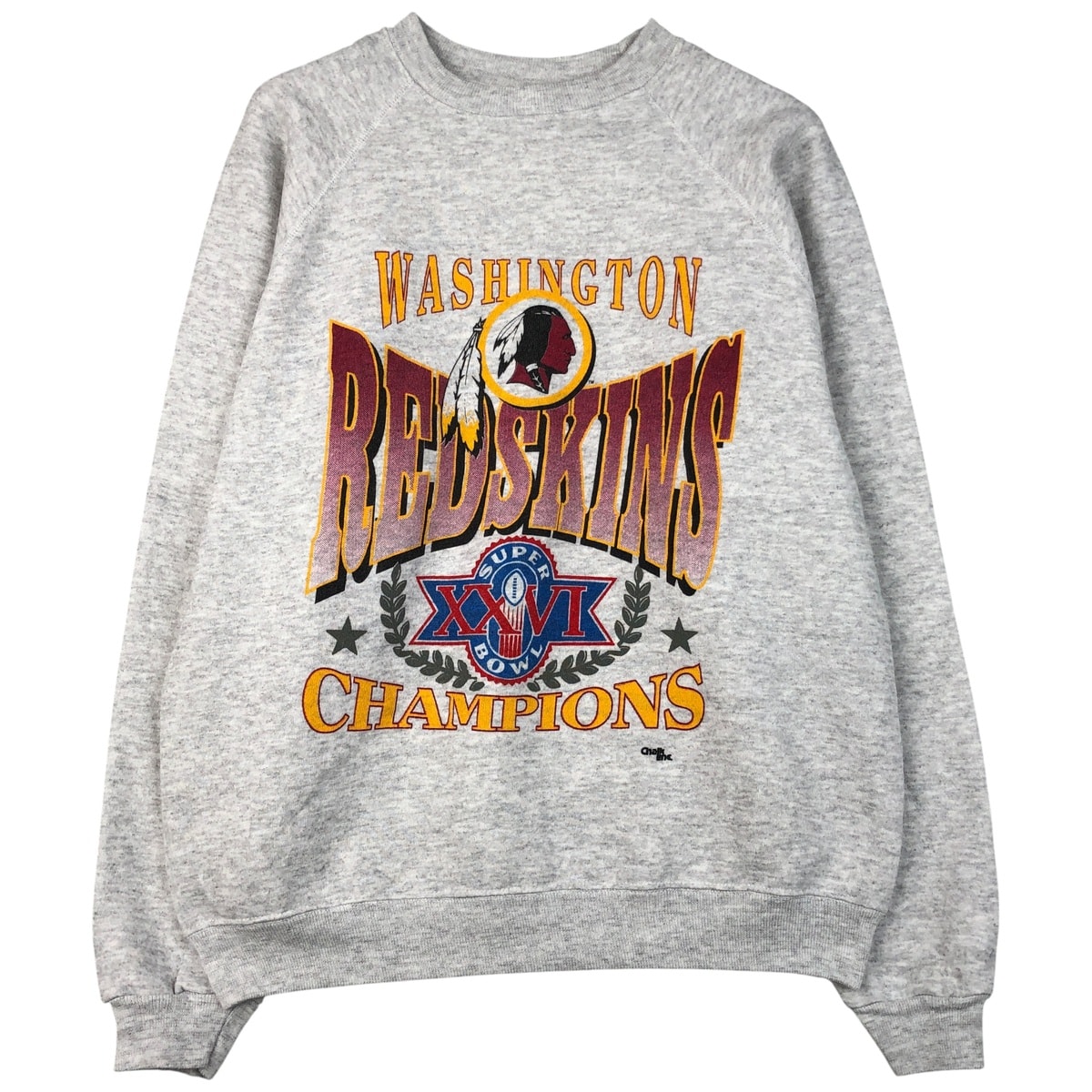 古着 80年代 ヘインズ Hanes 青タグ NFL WASHINGTON REDSKINS ワシントンレッドスキンズ プリントスウェットシャツ トレーナー USA製 メンズXL相当 ヴィンテージ/eaa483121