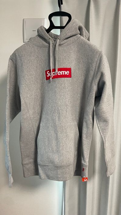 Supreme Box Logo Hooded Sweatshirt "Heather Grey" (16FW)