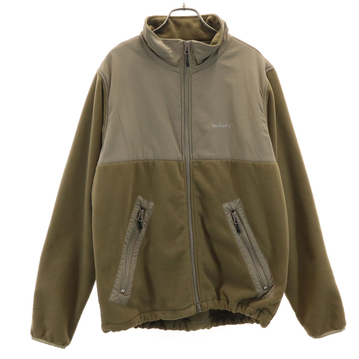 WILDTHINGS ワイルドシングス フリースジャケット L オリーブ系