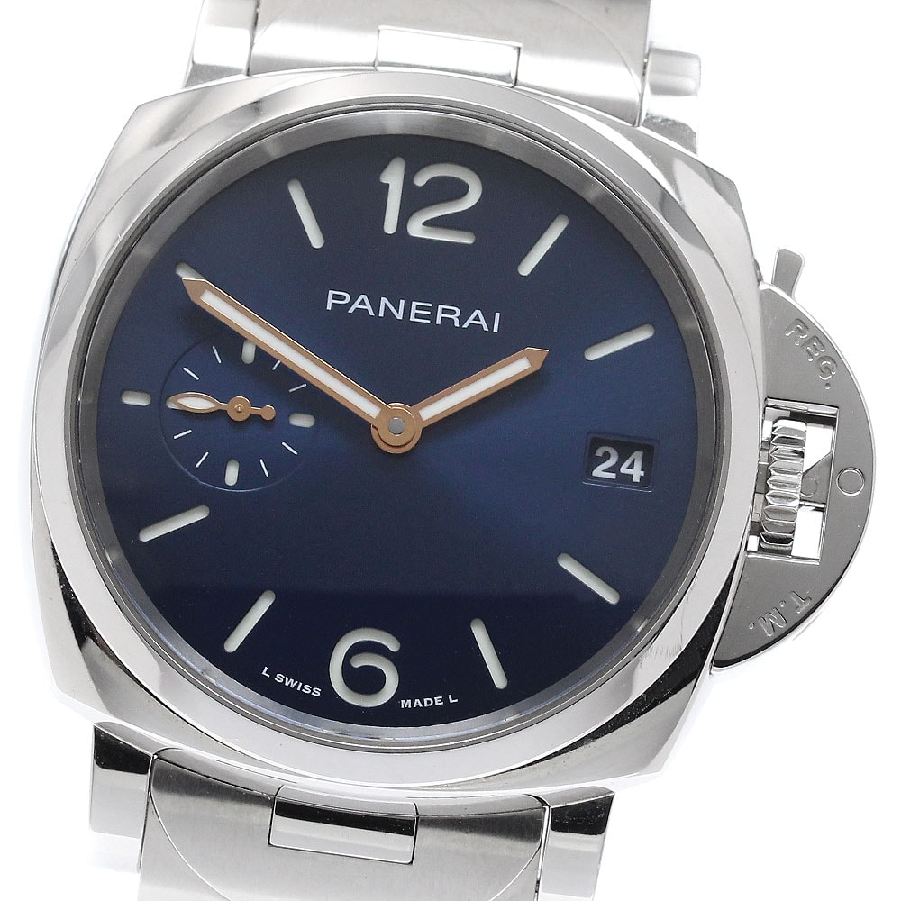 ★保 パネライ ルミノール ドゥエ デイト PAM01123 メンズ 【中古】